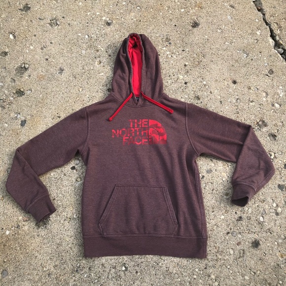 The North Face Other - The North Face Mens Hoodie SM Red/Brown Mix